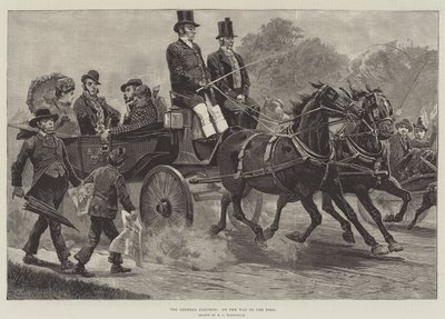 The General Election, on the Way to the Poll by Richard Caton Woodville junior